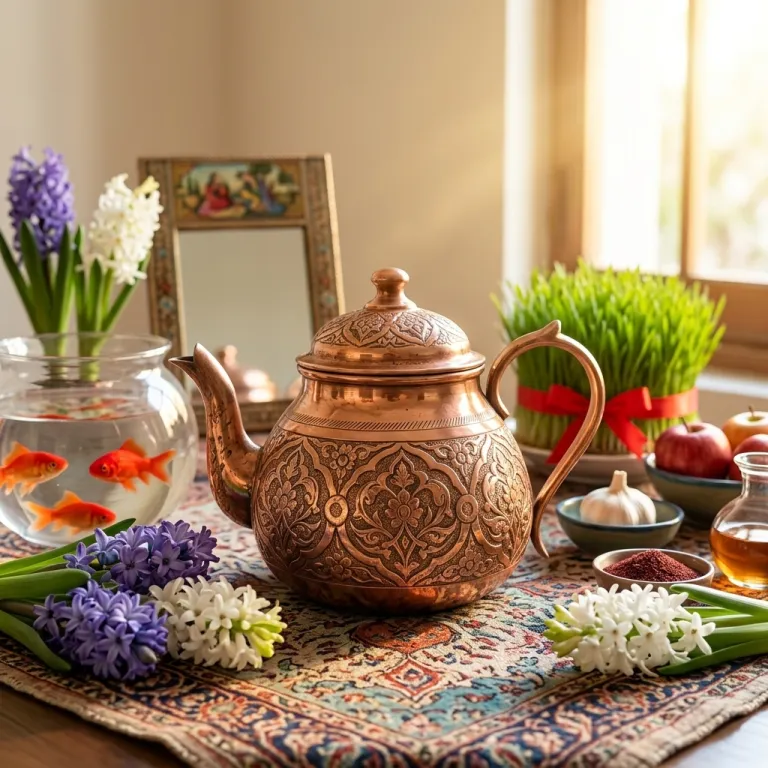 نمونهٔ خروجی پرامپت محصول شما در صحنهٔ نوروز، یلدا یا پاییز